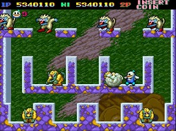 画像ギャラリー No.003のサムネイル画像 / 東亜プランの「スノーブラザーズ」がスマホに登場。「スノーブラザーズ クラシック」が1月22日に配信予定