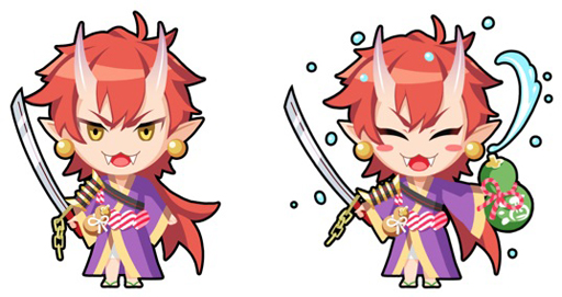 画像ギャラリー No.002のサムネイル画像 / 「あやかしっくレコード」x「リトルリッチマン」コラボイベント第2弾を実施。新キャラ「酒呑童子」が登場