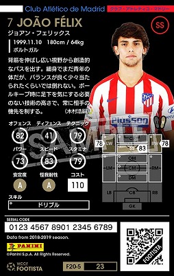 ���������꡼ No.014�Υ���ͥ������ / ��WCCF FOOTISTA 2020����5�Ƥ���Ư���ϡ����ꥫ���ɤΥ饤��ʥåפ�����