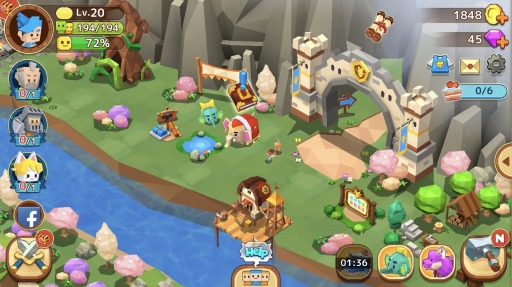 画像ギャラリー No.007のサムネイル画像 / スマホで街作りを楽しめる「ピコットタウン」が今春配信予定。「クックと魔法のレシピ」シリーズのキャラをもらえる事前登録キャンペーンも実施中