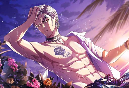 画像ギャラリー No.010のサムネイル画像 / 「千銃士:Rhodoknight」,ストーリーイベント“青夏サンセットビーチ”開催中