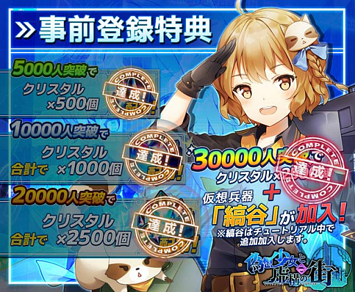 画像ギャラリー No.002のサムネイル画像 / 「偽想少女と虚構の街」が4月17日にサービス開始。事前登録者数は3万人を突破