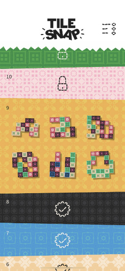 画像ギャラリー No.009のサムネイル画像 / カラフルにつなげて全部消せる? スマホ向けパズル「Tile Snap」を紹介する「(ほぼ)日刊スマホゲーム通信」第2252回