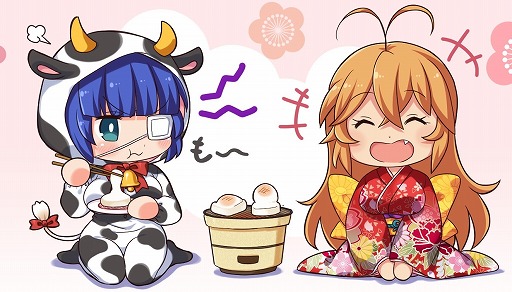 画像ギャラリー No.005のサムネイル画像 / 「一騎当千エクストラバースト」に着物姿の“桂樹”が登場するお正月イベントが開催