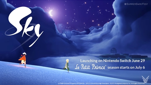 画像ギャラリー No.002のサムネイル画像 / Nintendo Switch版「Sky 星を紡ぐ子どもたち」のリリース日が6月30日に決定。スマホ版とのクロスプレイにも対応したソーシャルアドベンチャー