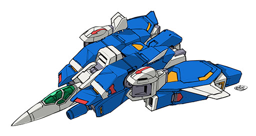 画像ギャラリー No.006のサムネイル画像 / 「フォーメーションZ」に登場する自機「イクスペル」がプラスチックキットに。2027年8月に発売予定，予約を受け付け中