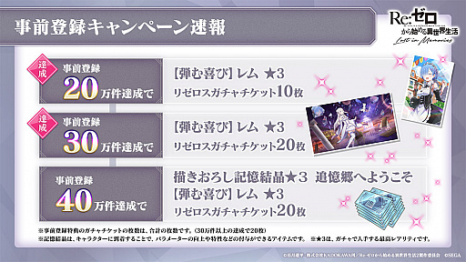 画像ギャラリー No.010のサムネイル画像 / 「Re:ゼロから始める異世界生活 Lost in Memories」,WHITE FOX制作のオープニングムービー公開