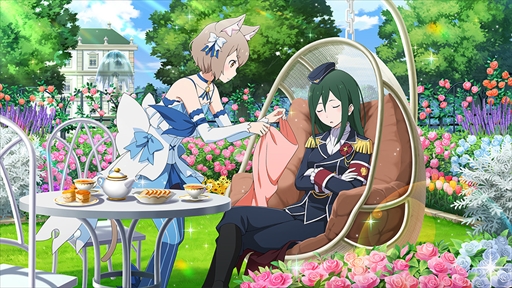 画像ギャラリー No.011のサムネイル画像 / 「リゼロス」,新たなペアキャラ「【アイドル姉妹】ラム&レム★3」が登場するガチャが開催に