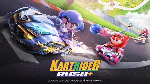 カートレーシングゲーム Kartrider Rush のグローバル配信が開始