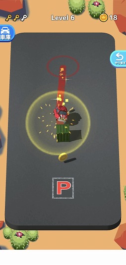 画像ギャラリー No.004のサムネイル画像 / 指定された場所に駐車しよう。パズルゲーム「Park Master」を紹介する「(ほぼ)日刊スマホゲーム通信」第2318回