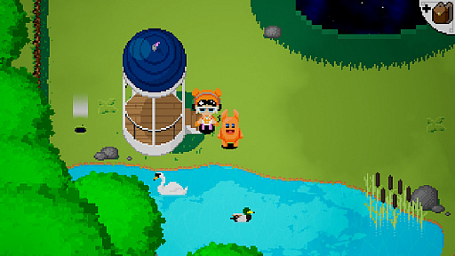 画像ギャラリー No.005のサムネイル画像 / Switch用ソフト「ピクセルクロス アドベンチャー」が4月9日に配信。ピクセルになってしまった世界を救うADV要素が加わったお絵かきパズル