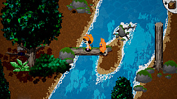 画像ギャラリー No.007のサムネイル画像 / Switch用ソフト「ピクセルクロス アドベンチャー」が4月9日に配信。ピクセルになってしまった世界を救うADV要素が加わったお絵かきパズル