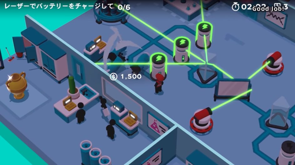 Switch向けソフト Good Job グッジョブ が配信開始 企業を舞台としたブラック風味のアクションパズルゲーム
