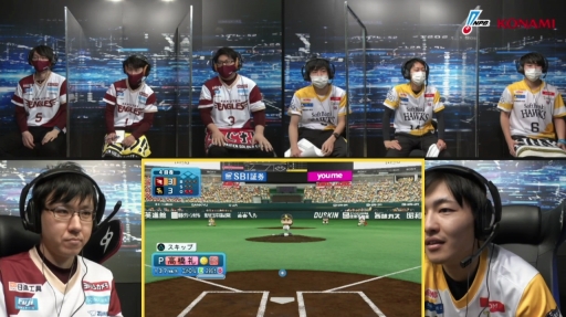 画像ギャラリー No.011のサムネイル画像 / 「eBASEBALL プロリーグ」,パ・リーグ第2節第2試合の公式レポートが到着