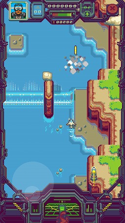 画像ギャラリー No.005のサムネイル画像 / 峡谷を飛ぶ戦闘機を操るシューティングゲーム「Bridge Strike」を紹介する「(ほぼ)日刊スマホゲーム通信」第2267回