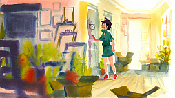 画像ギャラリー No.003のサムネイル画像 / 水彩画のようなグラフィックスが特徴のアドベンチャーゲーム「Dordogne(ドルドーニュ)」が2021年にリリース