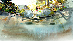 画像ギャラリー No.004のサムネイル画像 / 水彩画のようなグラフィックスが特徴のアドベンチャーゲーム「Dordogne(ドルドーニュ)」が2021年にリリース