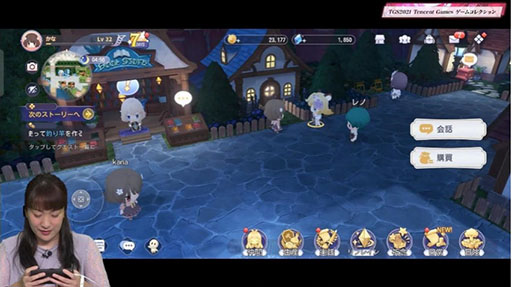 画像集#017のサムネイル/［TGS 2021］「マナシスリフレイン」は10月中にリリース予定。「白夜極光」などTencent Gamesのスマホアプリ4作品の新情報が一挙発表