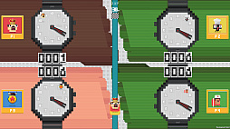 画像ギャラリー No.006のサムネイル画像 / Switch用ソフト「Fly O’Clock VS エディション」が本日配信。ジャンプだけでできるだけ長く生き残るカジュアルゲーム