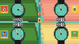 画像ギャラリー No.007のサムネイル画像 / Switch用ソフト「Fly O’Clock VS エディション」が本日配信。ジャンプだけでできるだけ長く生き残るカジュアルゲーム