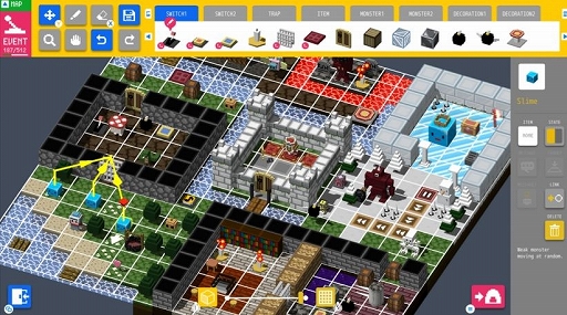 画像ギャラリー No.002のサムネイル画像 / PC/Xbox One版「BQM ブロッククエスト・メーカー」が4月10日にWindowsストアで配信決定