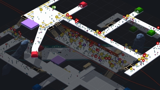 画像ギャラリー No.002のサムネイル画像 / 駅構内を整備して人の流れを管理するPC用SLG「STATIONflow」が正式リリース。インプレッションと開発者インタビューでその魅力を紹介