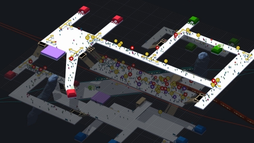 画像ギャラリー No.009のサムネイル画像 / 駅構内を整備して人の流れを管理するPC用SLG「STATIONflow」が正式リリース。インプレッションと開発者インタビューでその魅力を紹介