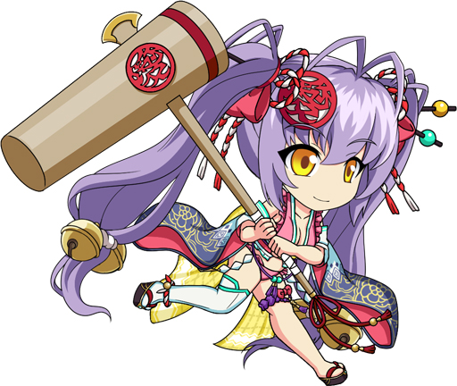 画像ギャラリー No.005のサムネイル画像 / 「百花繚乱」,GWキャンペーンに大槌を武器に戦うツインテールの美少女「直江兼続」が登場