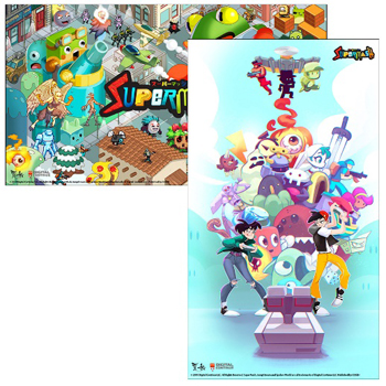 画像ギャラリー No.002のサムネイル画像 / Switch版「SuperMash(スーパーマッシュ)」パッケージ通常版/特装版の特典を公開