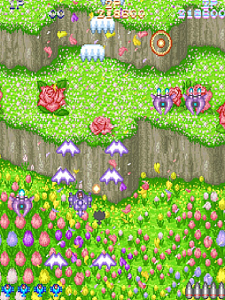 画像ギャラリー No.004のサムネイル画像 / PS4版「アーケードアーカイブス プラスアルファ」が本日配信。3タイプの戦闘機を切り替えて戦う縦スクロールSTG