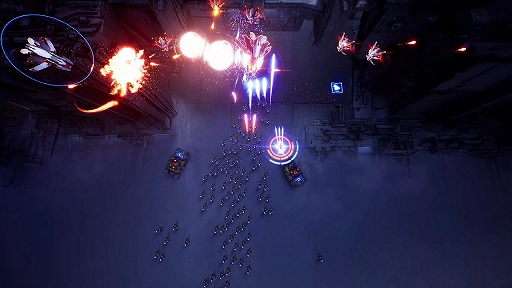 画像ギャラリー No.008のサムネイル画像 / 「CYGNI: All Guns Blazing」プレアルファ版インプレッション。美しいグラフィックスと独特の戦略性を持つ縦スクロール型シューティング