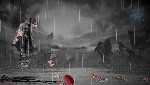 画像ギャラリー No.009のサムネイル画像 / 「巨神と誓女」を先行プレイ。プレイヤーが考察して作り上げる物語,モノクロームの世界とカラフルな少女のビジュアルが魅力のブラウザ用RPG