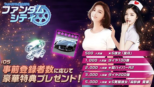 画像ギャラリー No.001のサムネイル画像 / 「ファンダムシティ」,iOS版の事前登録受付がスタート。Twitterキャンペーンを実施