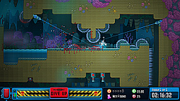 画像ギャラリー No.006のサムネイル画像 / 罠だらけのフィールドを駆け抜けろ! Switch用「ネバーギブアップ」が2020年6月4日に配信。あらかじめDLが実施中