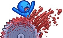 画像ギャラリー No.003のサムネイル画像 / Switch「ネバーギブアップ」が本日リリース。凶悪なトラップや巨大ボスたちが待つフィールドを駆け抜けるプラットフォームアクション