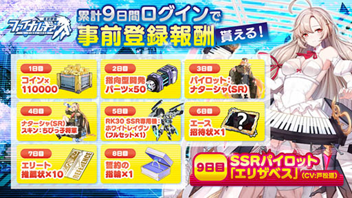 画像ギャラリー No.002のサムネイル画像 / 「ファイナルギア-重装戦姫-」の正式サービスが本日スタート。事前登録者数50万人突破を記念して各種特典も配付