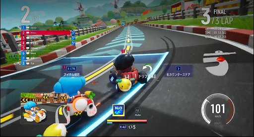 画像集#007のサムネイル/「カートライダー ドリフト」CBT先行体験レポート。カジュアルにオンライン対戦が楽しめる新作レースゲーム