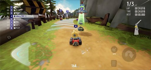 画像ギャラリー No.032のサムネイル画像 / 「カートライダー ドリフト」の発表会をレポート。クロスプラットフォーム対応で,世界中をつなげるオンラインサーキットの展開を目指す