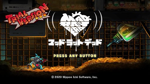 画像ギャラリー No.001のサムネイル画像 / 「MAD RAT DEAD」体験版プレイレポート。横スクロールアクションとリズムゲームを合わせた,軽快なプレイが楽しめる