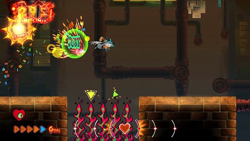 画像ギャラリー No.004のサムネイル画像 / 「MAD RAT DEAD」体験版プレイレポート。横スクロールアクションとリズムゲームを合わせた,軽快なプレイが楽しめる