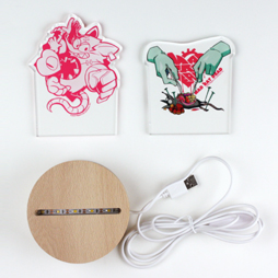 ���������꡼ No.006�Υ���ͥ������ / ��MAD RAT DEAD�ס����å���8�Ƥ˥�С������󥱡������������LED������ɤ��о�