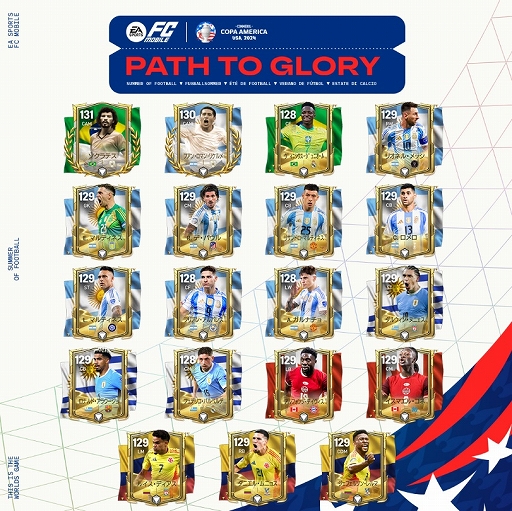 ���������꡼ No.002�Υ���ͥ������ / ��FC MOBILE�ס�CONMEBOL ���ѡ�����ꥫ USA 2024�о����ꤿ�����о줹��COPA 2024���٥�Ȥ򳫺�