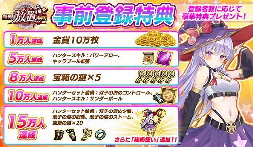 画像ギャラリー No.007のサムネイル画像 / スマホ向けRPG「無限放置物語」が7月上旬にリリース決定。公式サイトを開設し,事前登録の受付もスタート