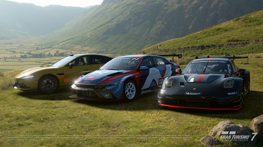 画像ギャラリー No.001のサムネイル画像 / 「グランツーリスモ7」，ヒョンデ エラントラ N TC，ポルシェ 911 GT3 R（992），シャオミ SU7 Ultraが登場