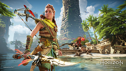 Horizon Forbidden West の最新ゲームプレイ映像が公開 主人公アーロイがさまざま武器やアビリティで敵や機械獣と戦うシーンを収録 Horizon Forbidden West の最新ゲームプレイ映像が公開 主人公アーロイがさまざま武器やアビリティで敵や機械獣と戦うシーンを収録