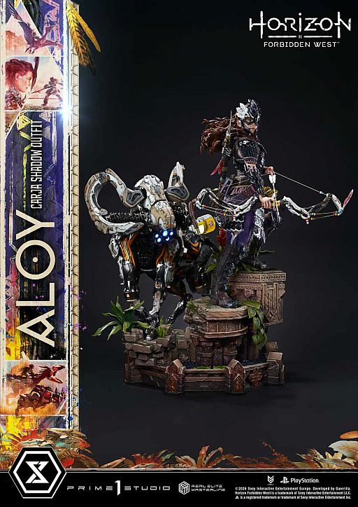 画像ギャラリー No.008のサムネイル画像 / 「Horizon Forbidden West」のアーロイを1/3スケールで立体化。プライム1スタジオ，「アーロイ カージャ・シャドウ DX ボーナス版」を発表