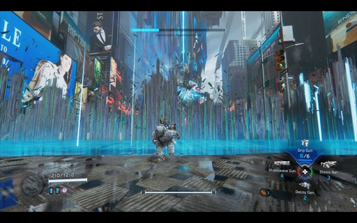 画像ギャラリー No.019のサムネイル画像 / 「プラグマタ」ハンズオンレポート。AIが生み出した架空のニューヨークで，カスタマイズにより拡張されたアクションを楽しめた