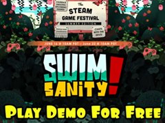 �ޥ���ץ쥤����������Swimsanity!�פ�̵���ǥ⤬�����ܻ���6��17��2��00���鳫�Ť�����Steam Game Festival�פ˽�Ÿ