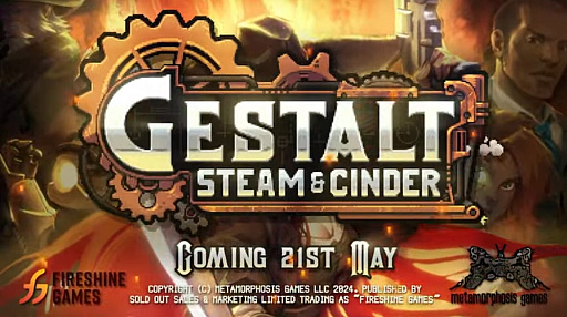 画像ギャラリー No.005のサムネイル画像 / レトロゲーム機時代のタイトルにインスパイアされたアクションゲーム「Gestalt: Steam & Cinder」,2024年5月21日に発売決定