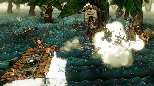 Pc版 Trash Sailors の発売が12月16日に決定 水没した世界をイカダでめぐり 漂流物を拾いながらサバイバルを続けるアクションゲーム